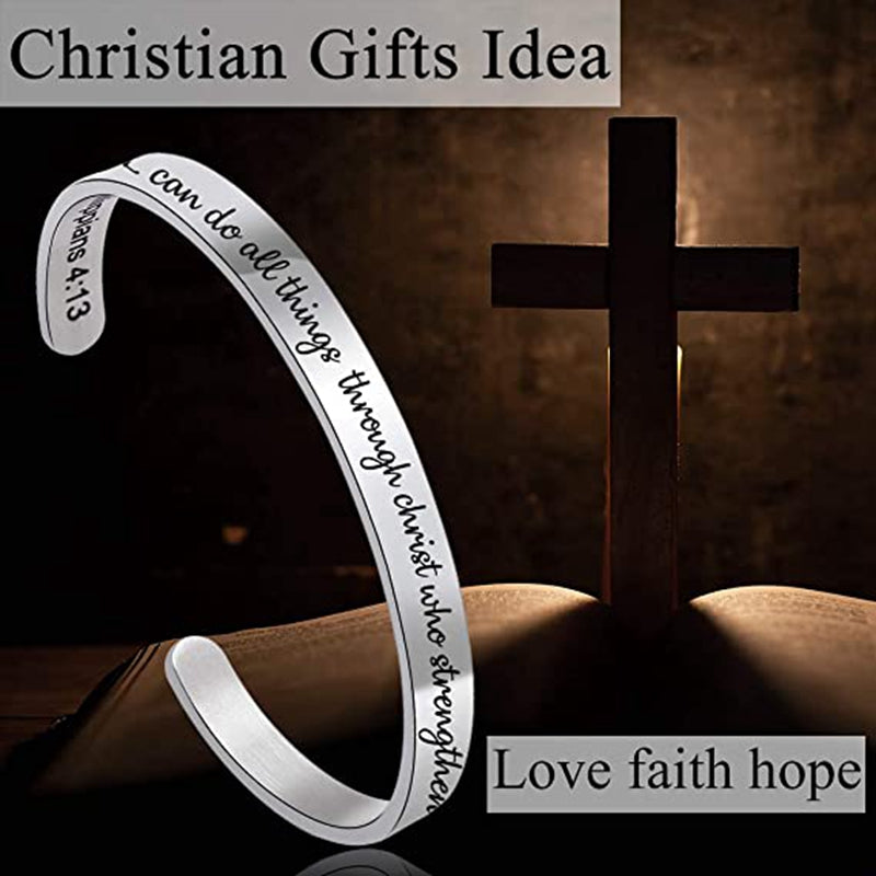 Faith & Grace Inspirational Bracelet – Christian Gift for Women